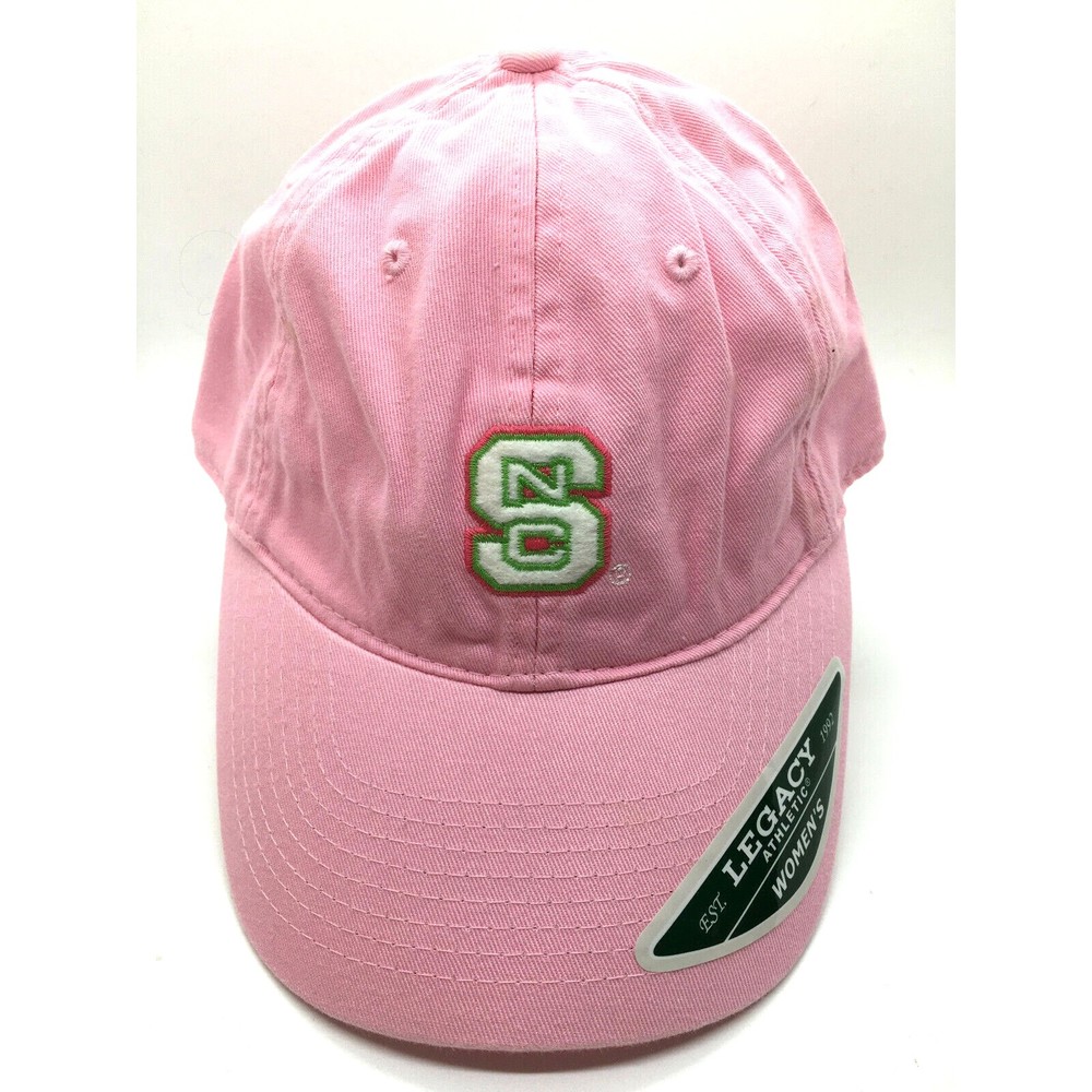 Legacy Athletics Womens Hat NORTH CAROLINA STATE Wolf Pack Pink Cotton OSFA